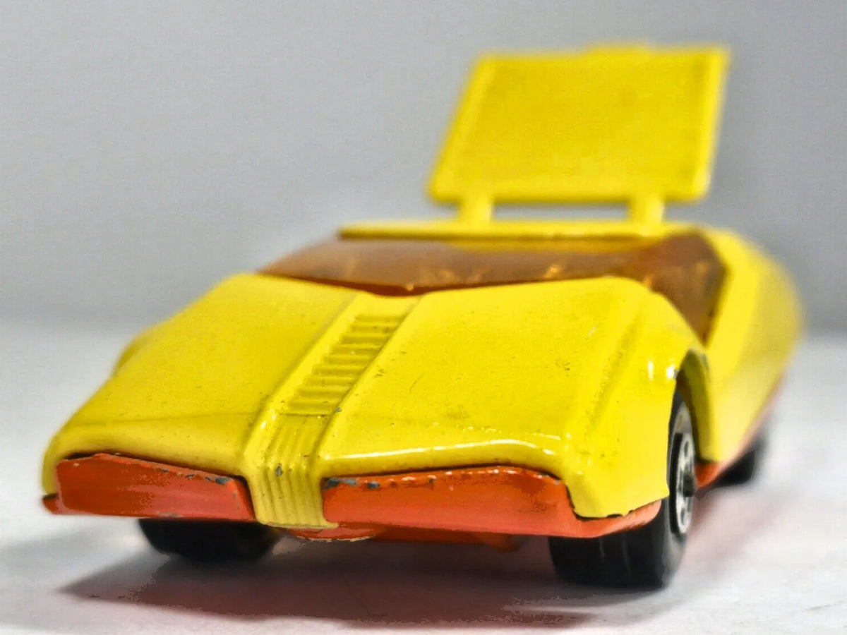 DATSUN 120Y, Matchbox 1975, Made in England, NO.35, Żółty, 1:52, Resoraki – zdjęcie 5