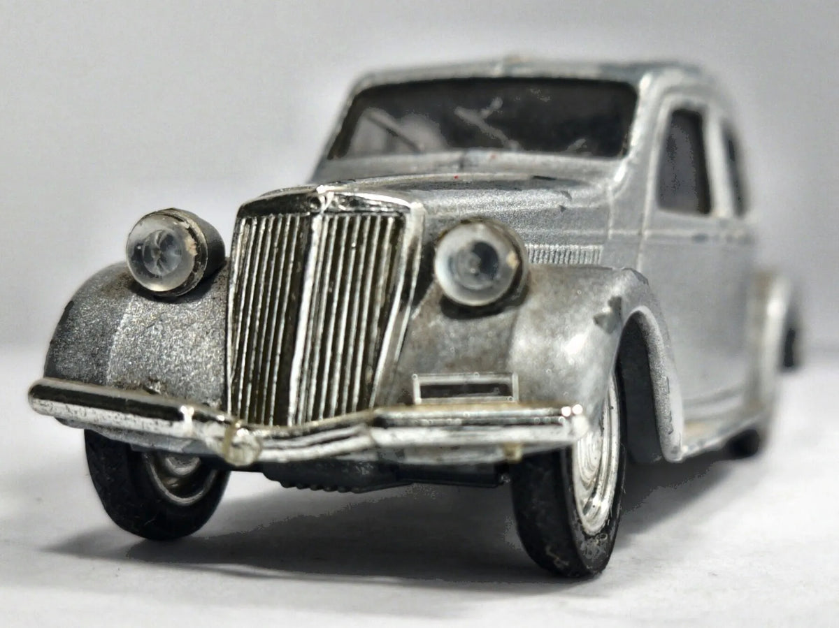 1936 LANCIA AURELIA BERLINA Brumm Srebrny 1:43 Made in Italy – zdjęcie 5