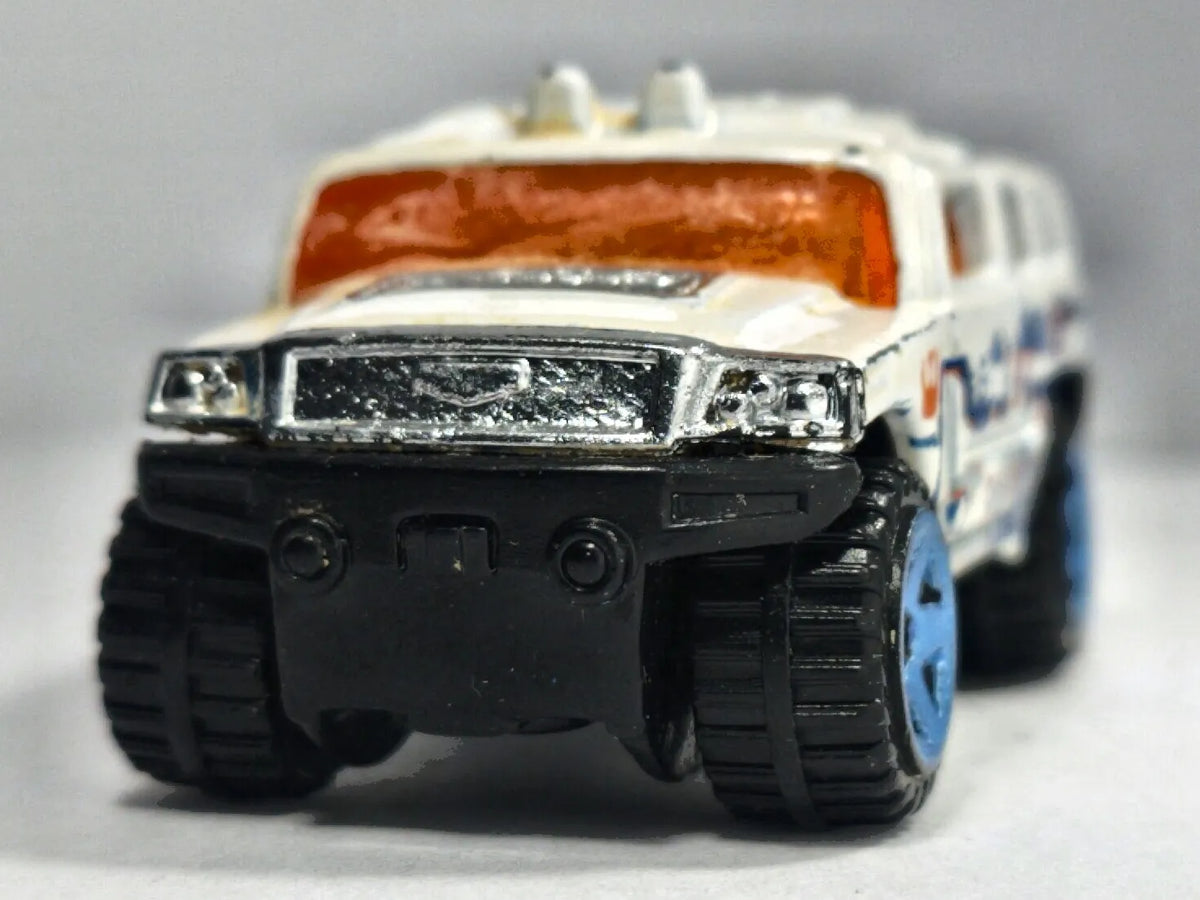 ROCKSTER, Hot Wheels 2008, Die cast J30, Biały, 1:64, Resoraki – zdjęcie 5