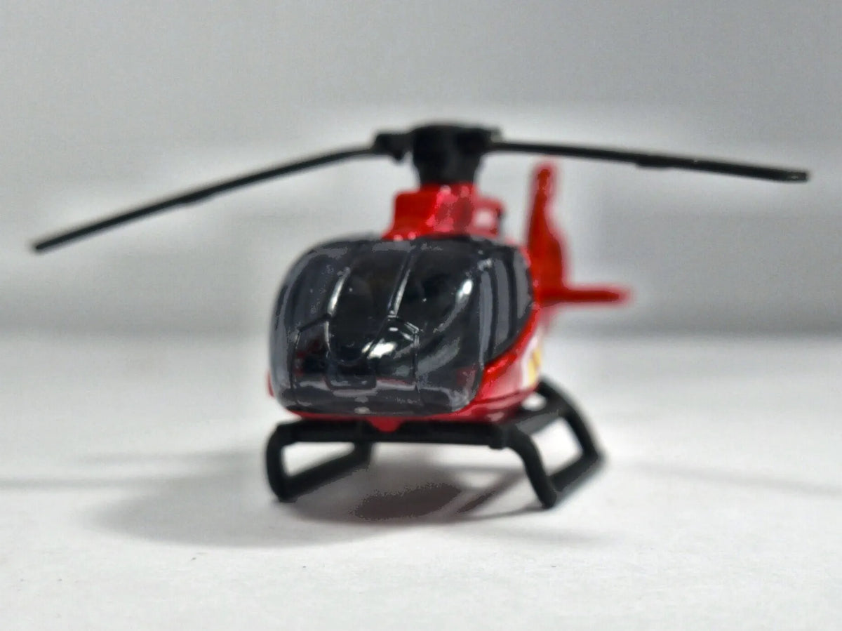 AIRBUS H130 HELIKOPTER, Majorette, Die cast REF 422D, Czerwony, 1:130 – zdjęcie 5