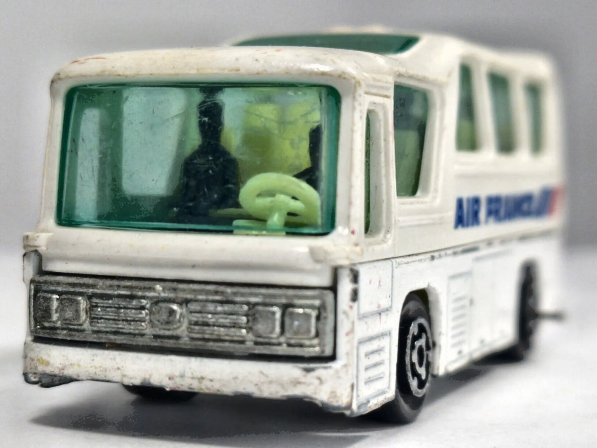 Autobus lotniskowy Minibus Air France Majorette Biały 1:120 Made in France – zdjęcie 5