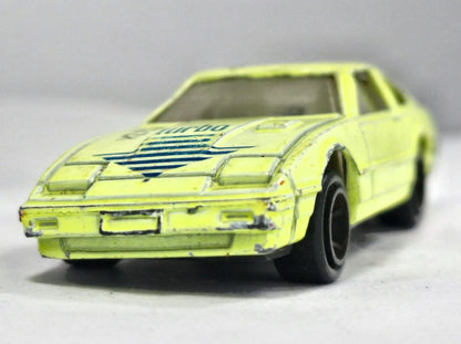 Nissan 300ZX Turbo Yatming 1:64 turbo #13 Luzak Żółty Jaskrawy – zdjęcie 5