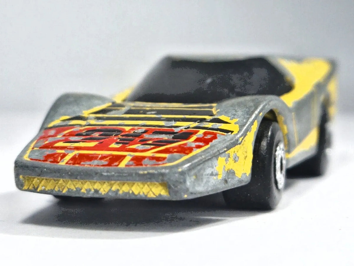 SUPER G.T., Matchbox 1985, Vintage Die cast BP 31/32, Szary, 1:64, Resoraki – zdjęcie 5