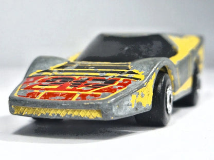 SUPER G.T., Matchbox 1985, Vintage Die cast BP 31/32, Szary, 1:64, Resoraki – zdjęcie 5