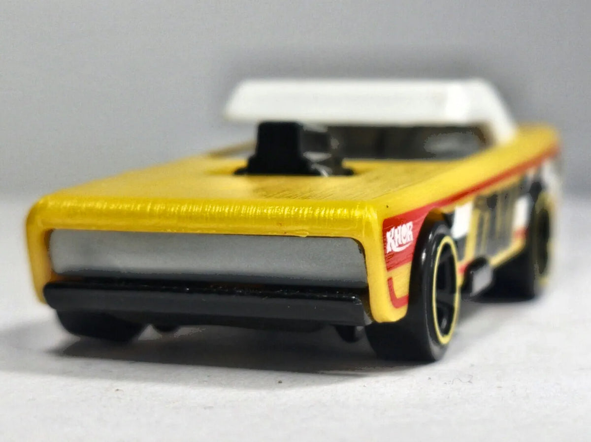SMALL BLOC, TAXI, Hot Wheels 1983, Die cast 142, Żółty, 1:64, Resoraki – zdjęcie 5