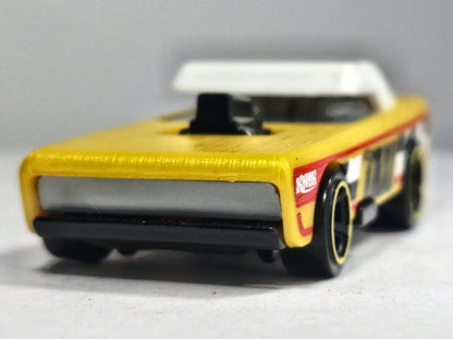 SMALL BLOC, TAXI, Hot Wheels 1983, Die cast 142, Żółty, 1:64, Resoraki – zdjęcie 5