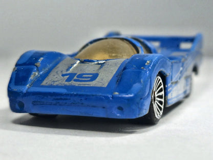 PORSCHE 956, Vintage Maisto #19, Die cast, Niebieski, 1:64, Resoraki – zdjęcie 5
