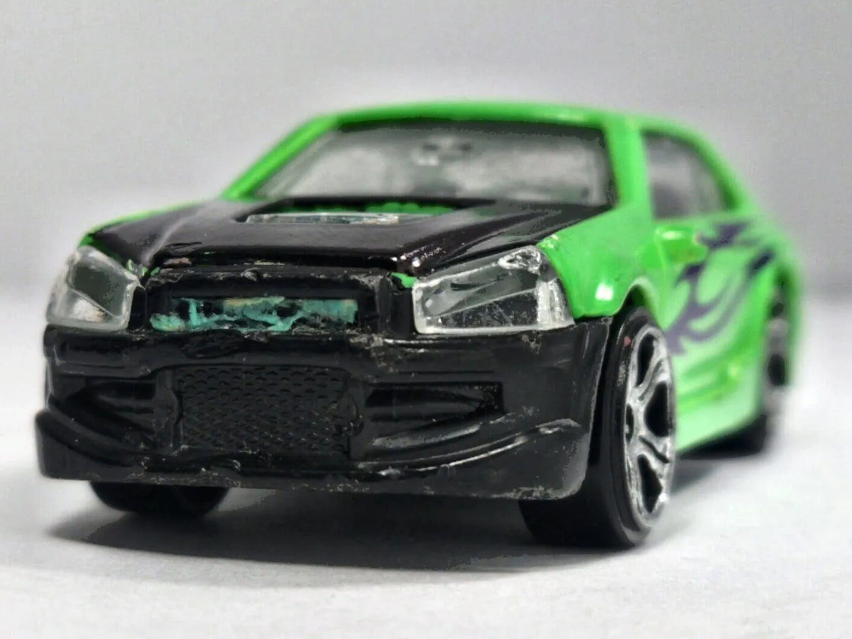 Turbo Racing C64 Jak Nissan GT-R Teamsterz Zielony 1:64 – zdjęcie 5