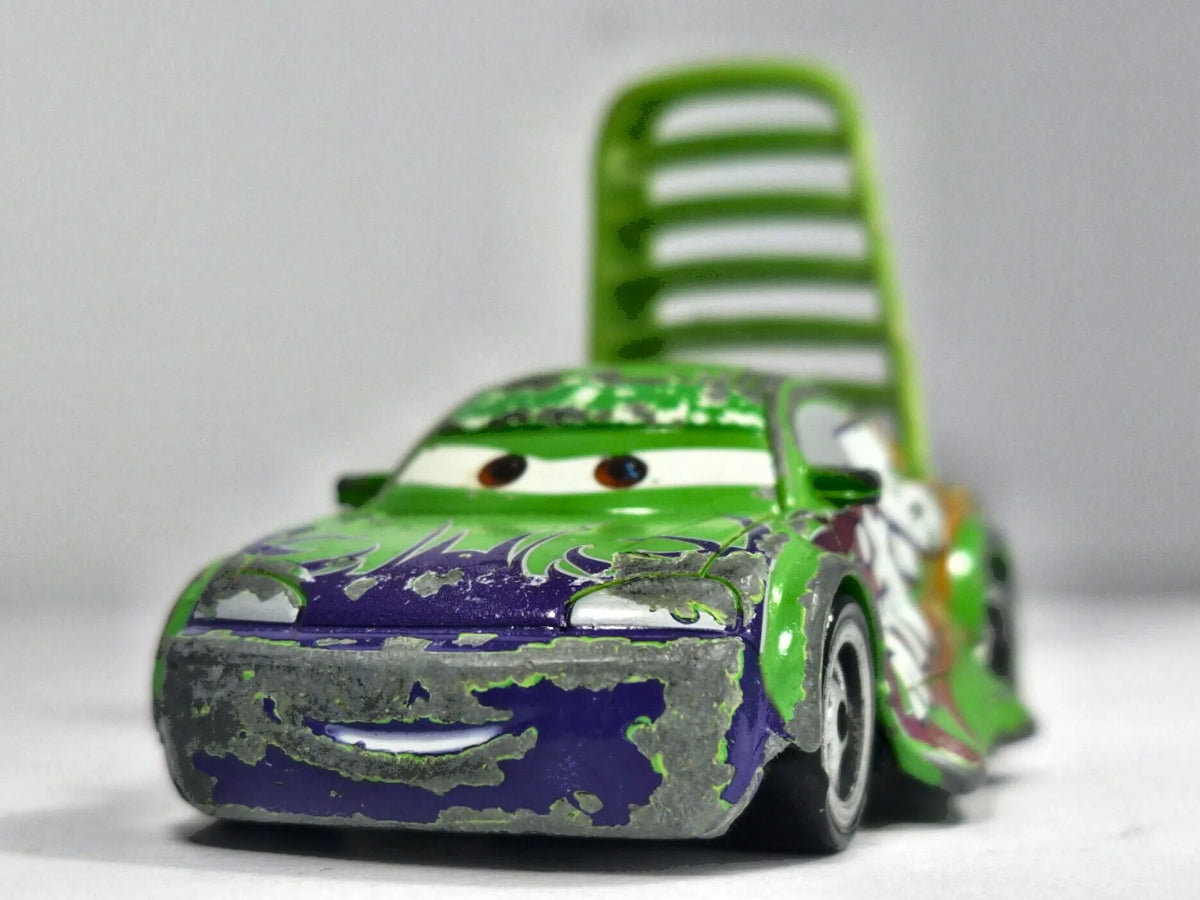 Carlo Jojo Wingo Disney/Pixar 2006 Cars 1:64 Luzak Zielony Auta Cars – zdjęcie 5