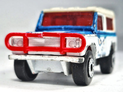 LAND ROVER NINETY, Matchbox 1987, Die cast, Biały, 1:64, Resoraki – zdjęcie 5