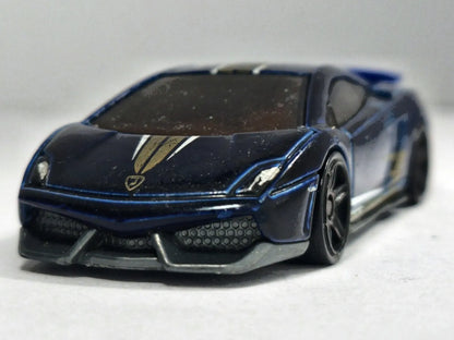 Lamborghini Gallardo LP 570-4 Hot Wheels 2010 1:64 Luzak Niebieski – zdjęcie 5