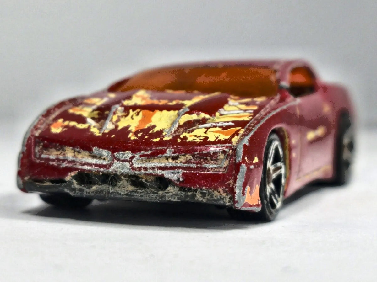 Rapid Transit Hot Wheels 2003 First Editions 1:64 Luzak Bordowy – zdjęcie 5