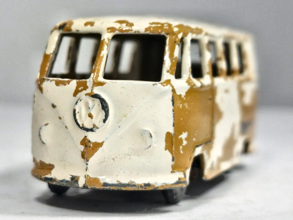 Volkswagen Microbus Type 2 T1 Tootsie Toy '50 Biały 1:68 Made in Usa – zdjęcie 5