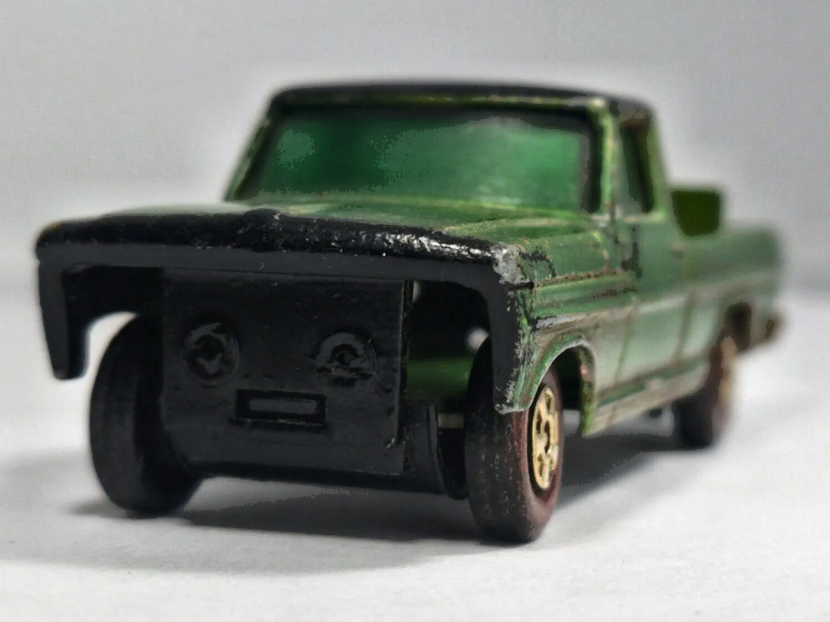 FORD KENNEL TRUCK, Matchbox 1968, Made in England, NO 50, Zielony, 1:64 – zdjęcie 5
