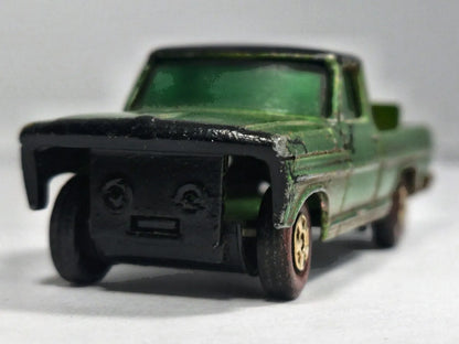 FORD KENNEL TRUCK, Matchbox 1968, Made in England, NO 50, Zielony, 1:64 – zdjęcie 5