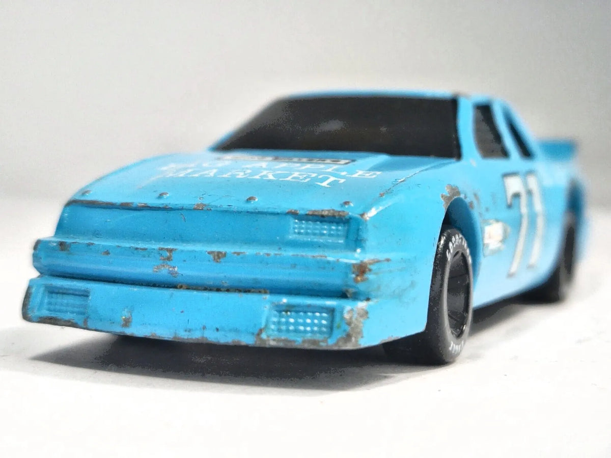 NASCAR Big Apple Market, Racing Champions 1991, Die cast 71 Turkusowy, 1:64 – zdjęcie 5