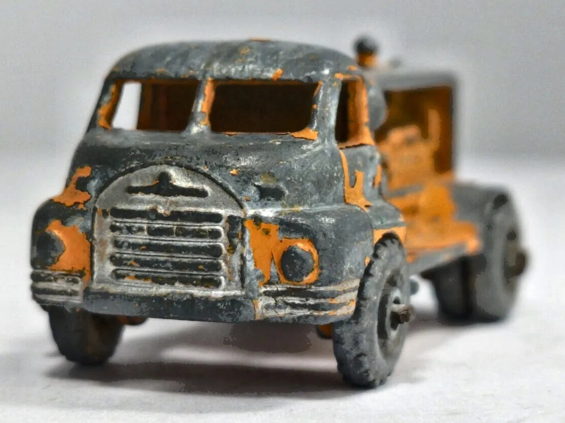Ciężarówka Cement Mixer Matchbox 1953 Pomarańczowy 1:120 Made in England – zdjęcie 5