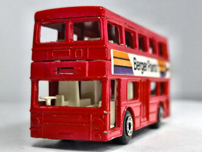 THE LONDONER Matchbox 1972 Czerwony 1:72 Made in England Berger Paints – zdjęcie 5