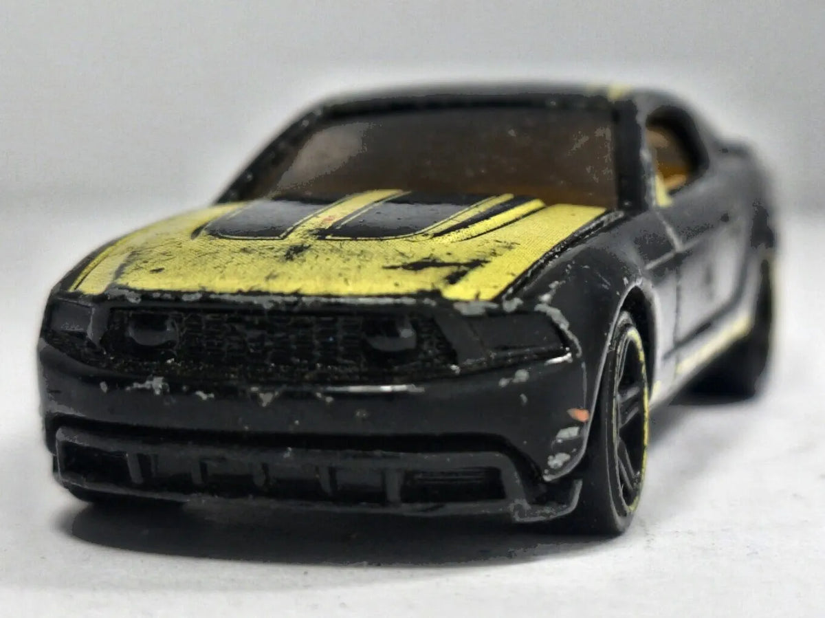 Mustang Gt Hot Wheels 2008 HW Dream Garage 1:64 Muscle car Luzak Czarny – zdjęcie 5