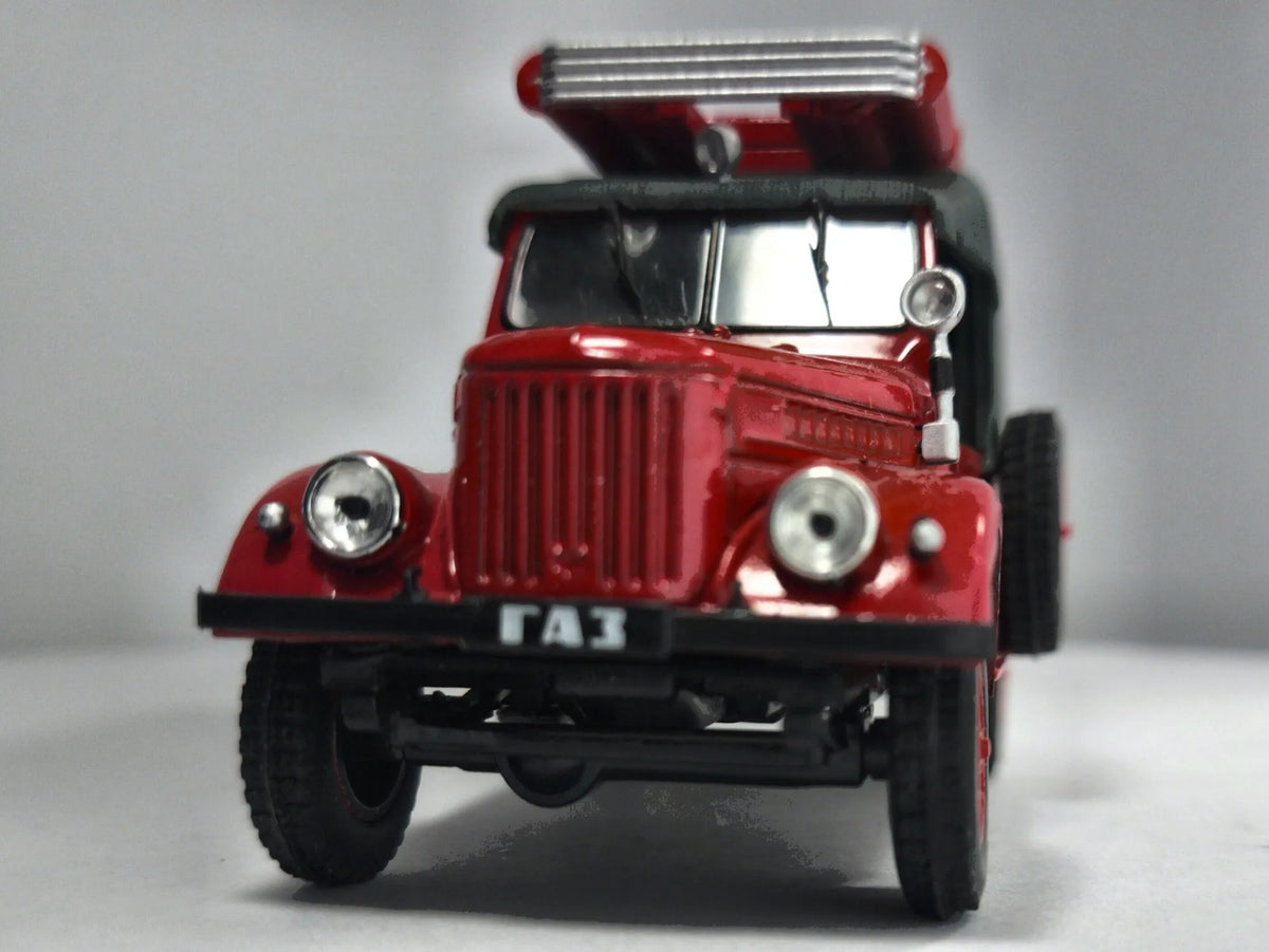GAZ-69 PMG-20, STRAŻ POŻARNA, Deagostini, IMT20, Czerwony, 1:43, Resoraki – zdjęcie 5