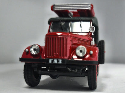 GAZ-69 PMG-20, STRAŻ POŻARNA, Deagostini, IMT20, Czerwony, 1:43, Resoraki – zdjęcie 5