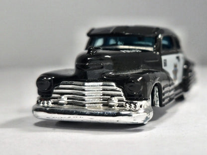 '47 CHEVY FLEETLINE POLICE #68, Hot Wheels 2021, Die cast HCV91 Czarny 1:64 – zdjęcie 5