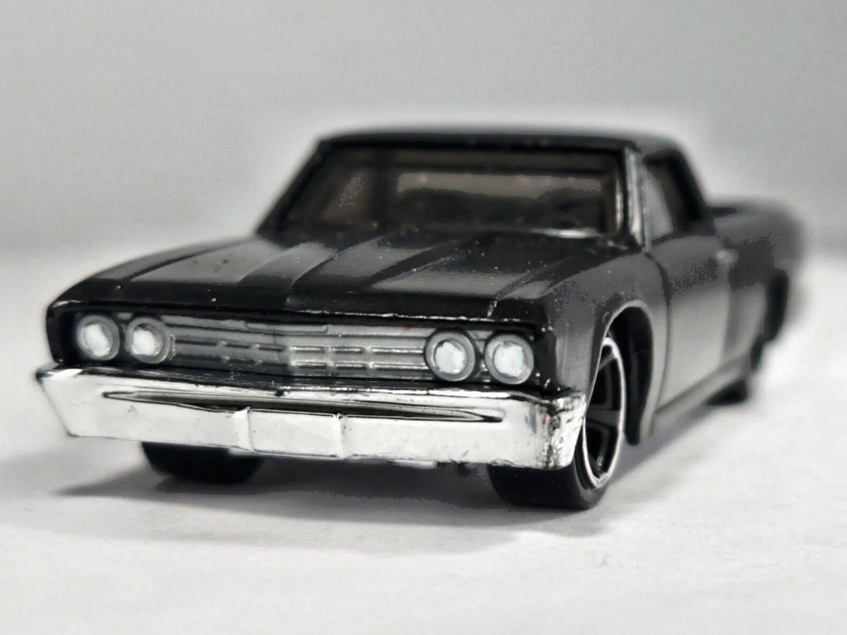 1967 EL CAMINO, Hot Wheels 2022, Die cast HNT10, Czarny, 1:64, Resoraki – zdjęcie 5