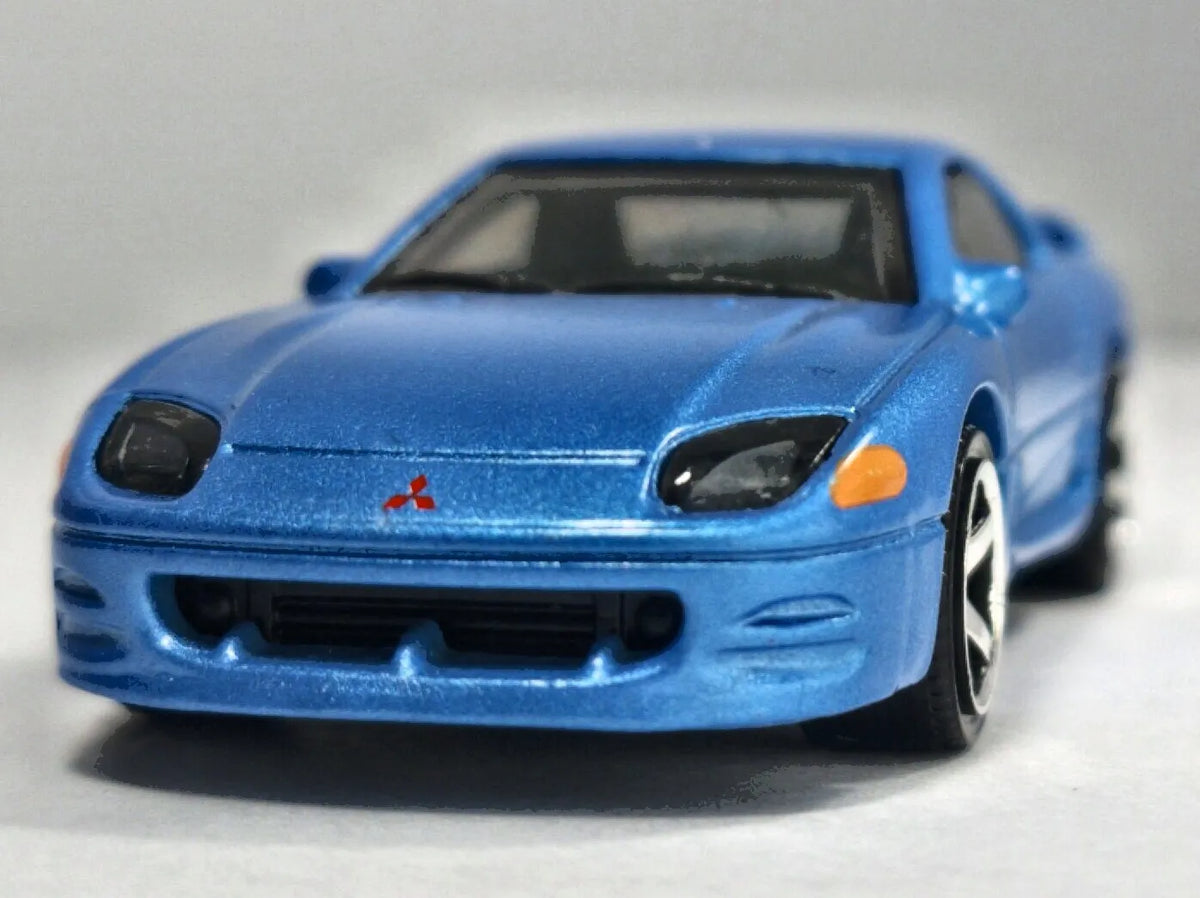 1994 MITSUBISHI 3000GT, Matchbox 2021, Die cast MB 1292, Niebieski, 1:56 – zdjęcie 5