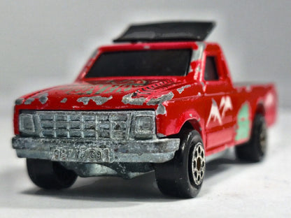 CAMPING CAR, Majorette, Vintage Die cast 112 270, Czerwony, 1:64, Resoraki – zdjęcie 5