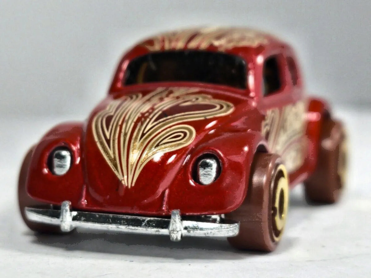 Volkswagen Beetle Hot Wheels 2003 1:64 Luzak Czerwony – zdjęcie 5