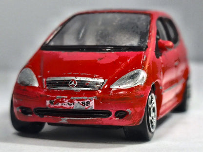 MERCEDES-BENZ A-CLASS, Realtoy, Die cast, Czerwony, 1:56, Resoraki – zdjęcie 5