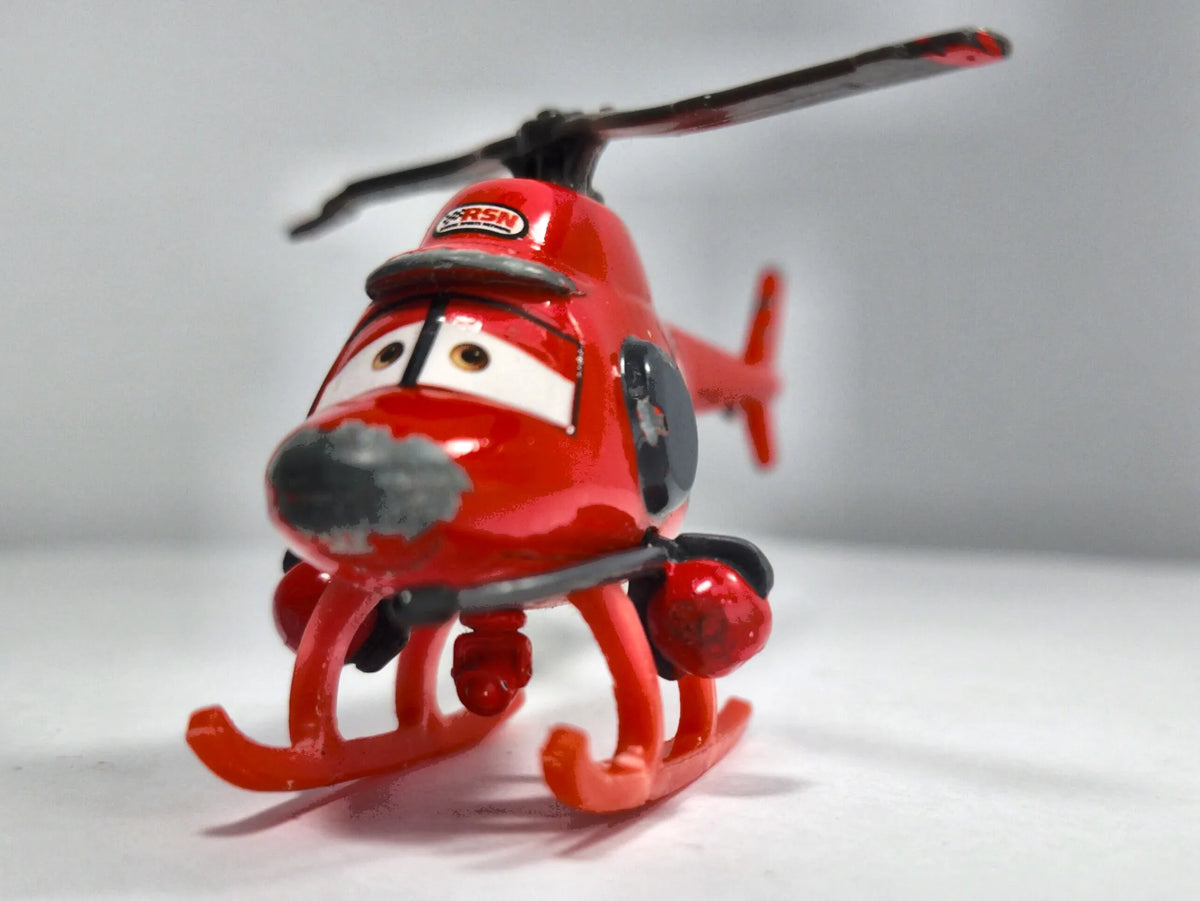HELIKOPTER RSN, Disney, Die cast 2920 EAA, Czerwony, 1:100, Resoraki – zdjęcie 5