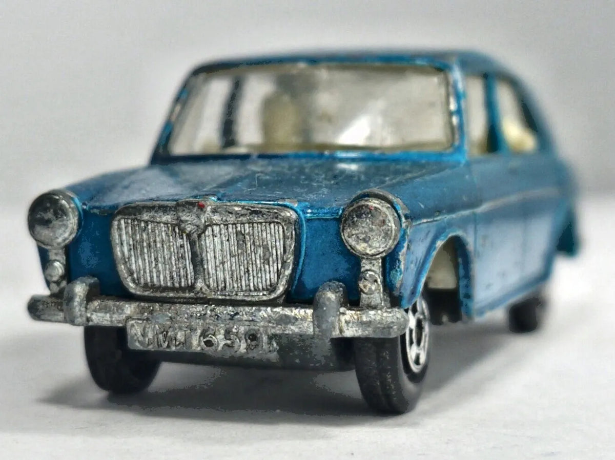 64 MG 1100 Superfast Matchbox 1966 Niebieski 1:52 Made in England – zdjęcie 5