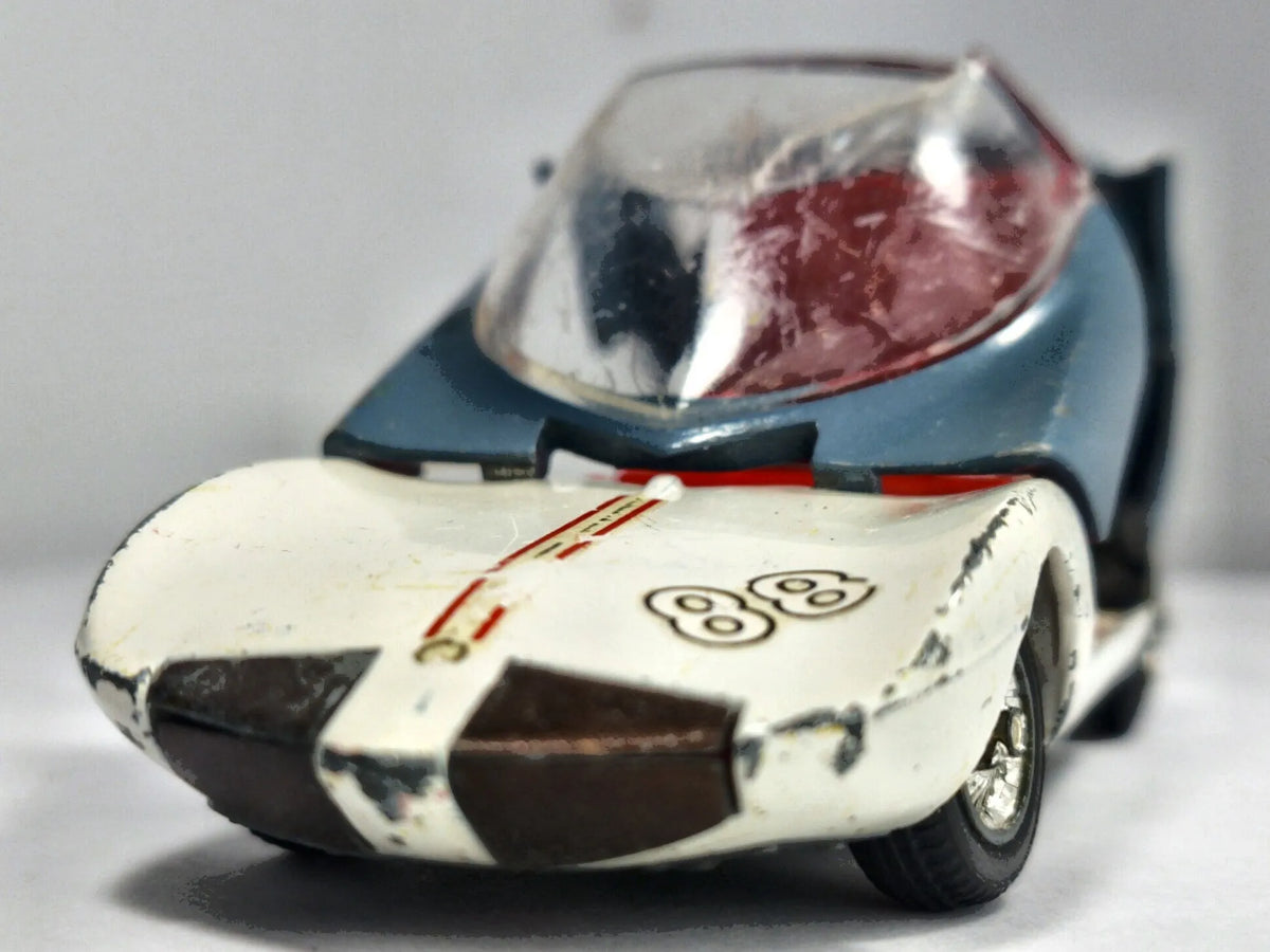 MONZA GT SPYDER Sports CAR Tekno '70 Biały 1:43 Made in Denmark – zdjęcie 5