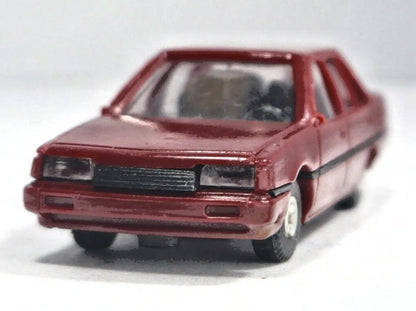 1981 MITSUBISHI GALANT, Směr, Die cast, Bordowy, 1:87, Resoraki – zdjęcie 5