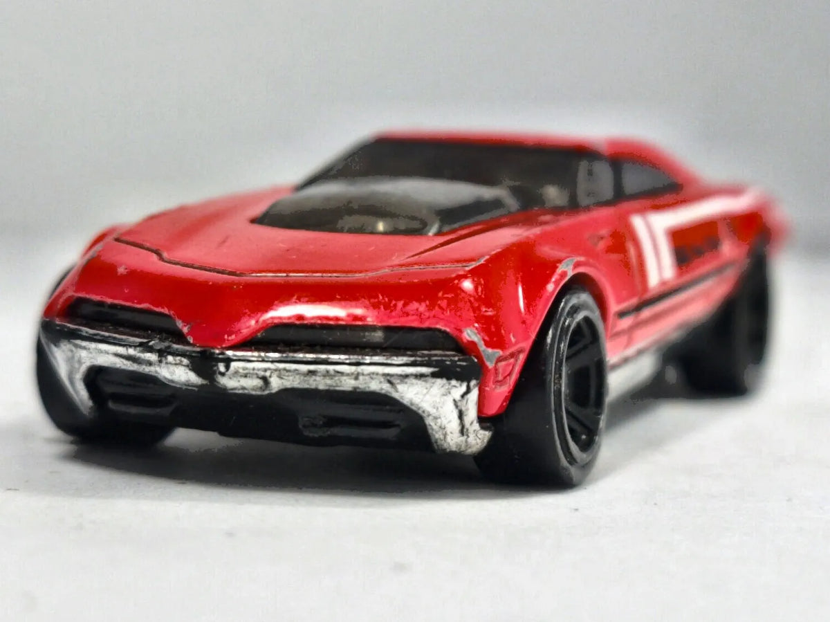 Muscle Speeder Hot Wheels 2015 1:64 Luzak Czerwony Muscle Car – zdjęcie 5