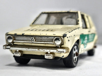 VOLKSWAGEN GOLF MK1 Policja Mebetoys '80 Kremowy 1:43 Made in Italy – zdjęcie 5