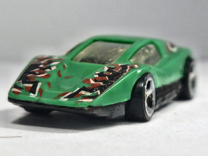 SILVER BULLET, Hot Wheels 1974, Vintage Die cast, Zielony, 1:64, Resoraki – zdjęcie 5