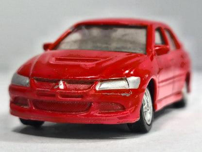 MITSUBISHI LANCER EVOLUTION VIII, Welly, Die cast NO52258, Czerwony, 1:56 – zdjęcie 5