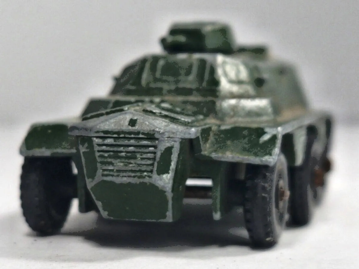 Czołg Saracen Personnel Carrier Matchbox '70 Zielony 1:76 Made in England – zdjęcie 5