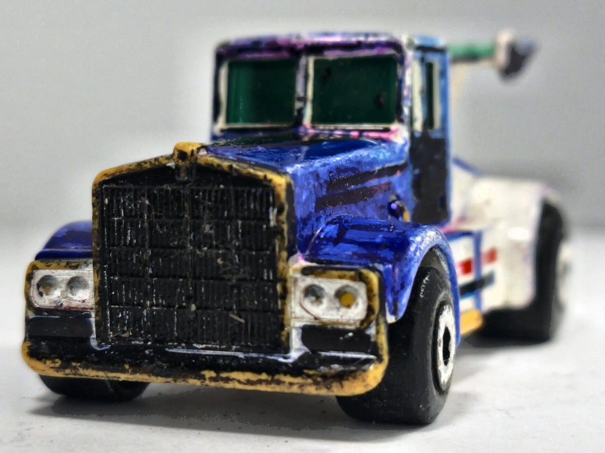 Kenworth D Matchbox 1982 Super Kings 1:64 Made in England Luzak Custom Art – zdjęcie 5