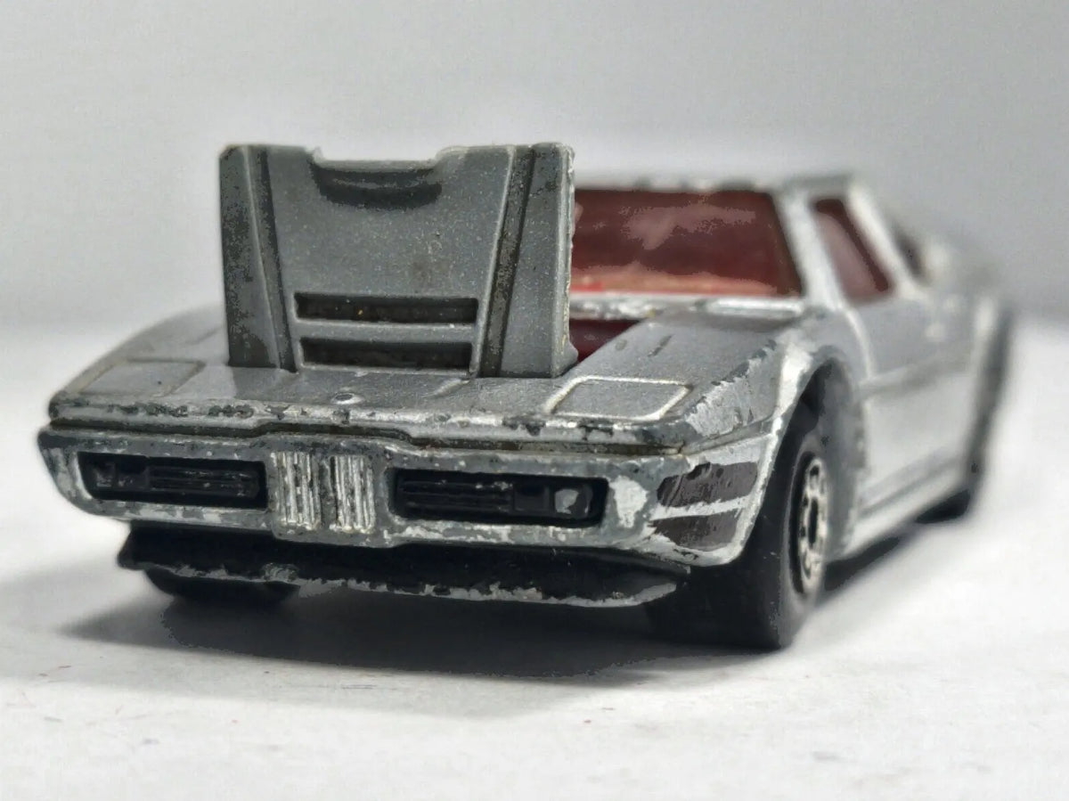 BMW M1 Matchbox 1981 Srebrny 1:58 Made in England – zdjęcie 5