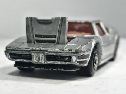 BMW M1 Matchbox 1981 Srebrny 1:58 Made in England – zdjęcie 5