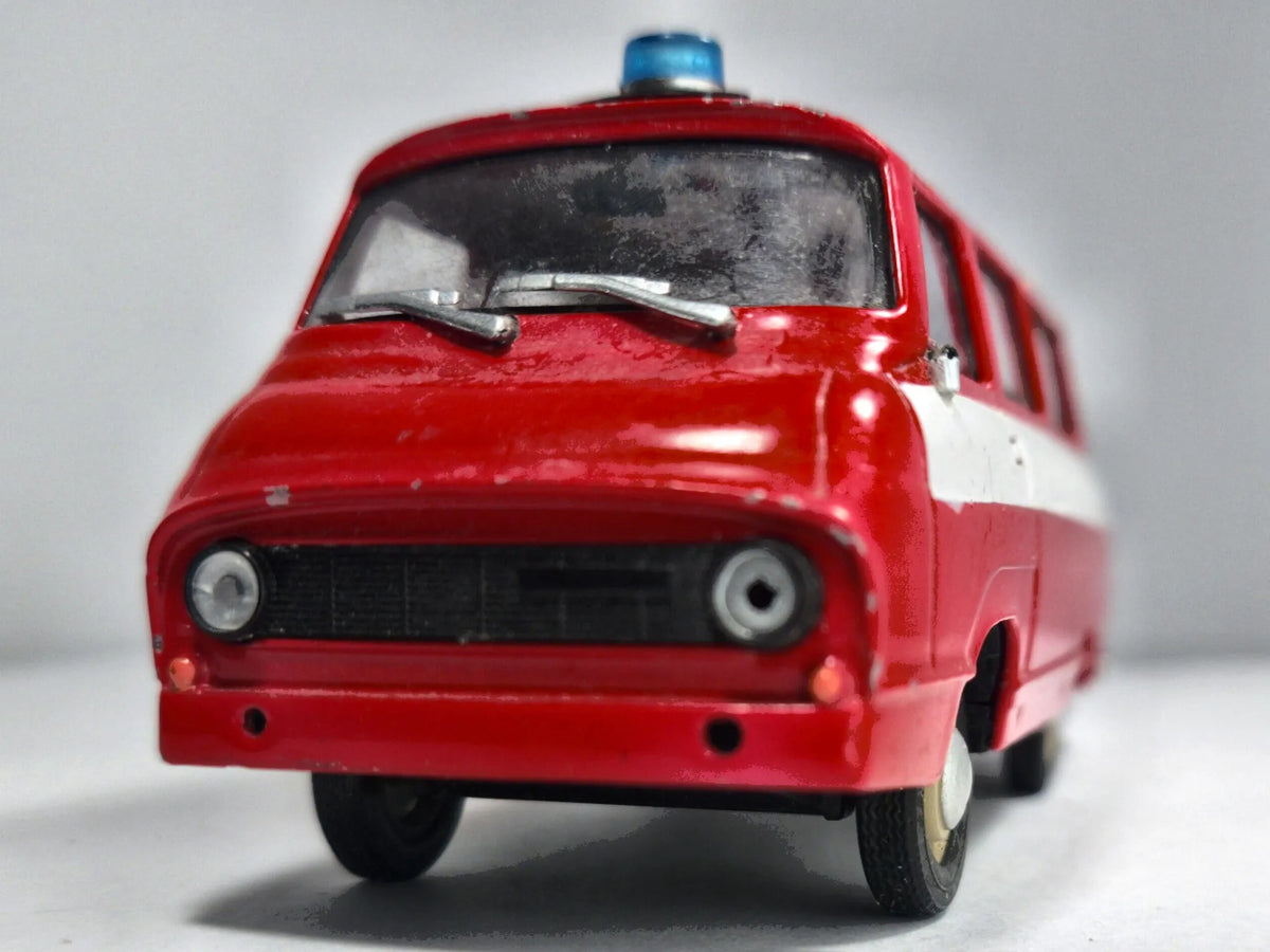 1981 ŠKODA 1203, STRAŻ POŻARNA, AmerCom 1961, Made in Czechoslovakia, 1:43 – zdjęcie 5