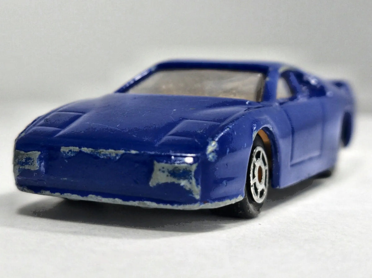 FERRARI TESTAROSSA (GT RACING) Majorette '90 Niebieski 1:60 2xMetal – zdjęcie 5