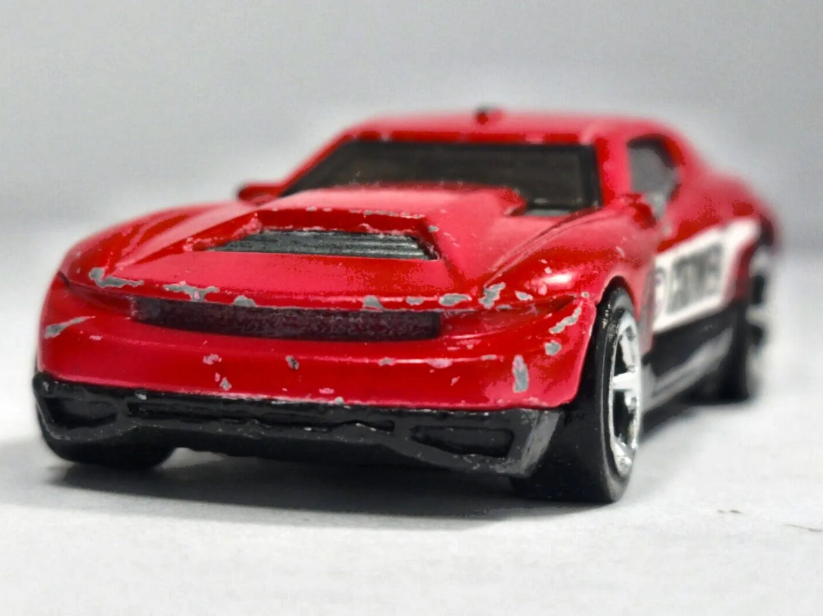 D-MUSCLE / CROWER Hot Wheels 2014 Czerwony 1:64 – zdjęcie 5