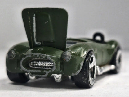 SHELBY COBRA 427 S/C, Hot Wheels 1982, Die cast 1015 Zielony 1:64, Resoraki – zdjęcie 5