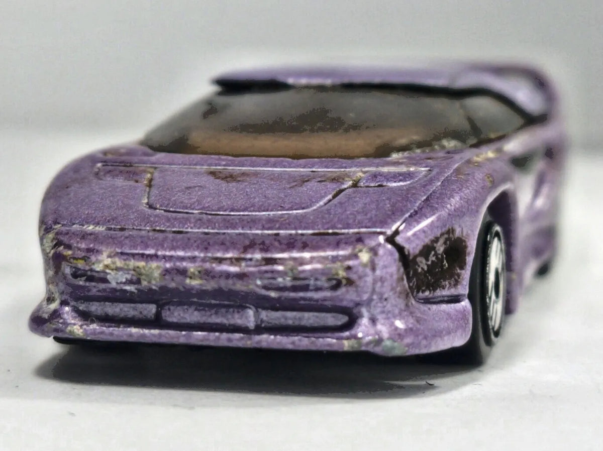 Vector "Avtech" WX-3 Hot Wheels 1992 Mainline 1:64 Luzak Fioletowy – zdjęcie 5