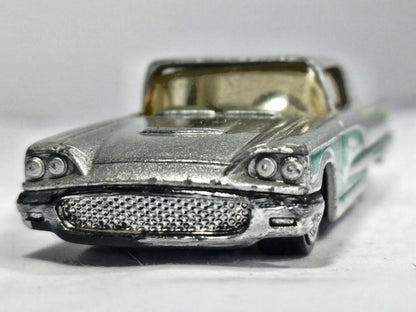 Ford Thunderbird 1958 Hot Wheels 2003 Mainline 1:64 Luzak Srebrny – zdjęcie 5