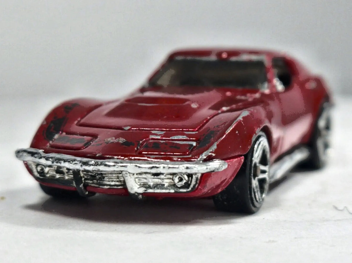 '69 Chevrolet Corvette Hot Wheels Superfast 1:64 Luzak Czerwony – zdjęcie 5